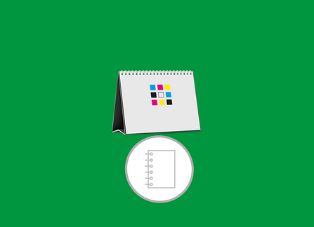 Tischkalender 1 bis 99