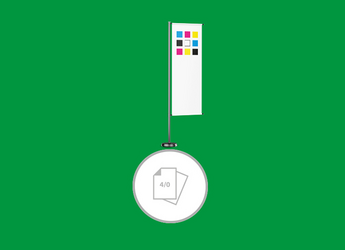 Beachflags mit Ausleger
