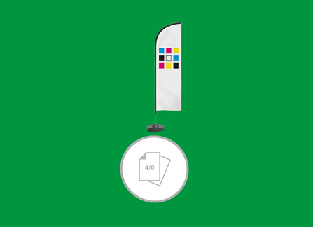 Beachflags gerade Form